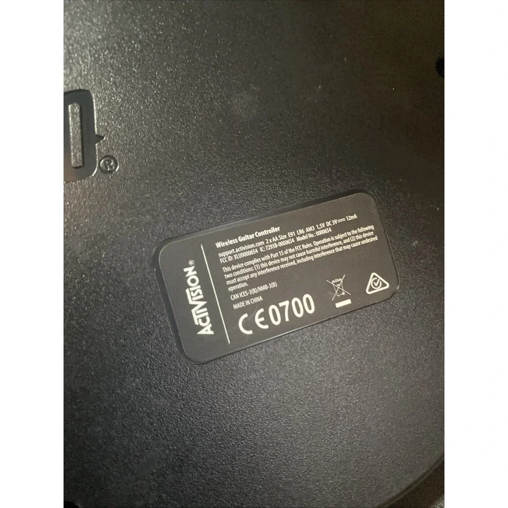 Guitar Hero Live Guitar Model Number 0000654 Guitar Only Nice